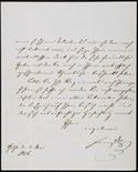 Sassonia Coburgo, Ernesto II di (1818-1893).  Lettera autografa firmata del figlio maggiore di