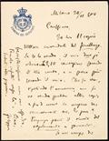 Turati, Filippo (1857-1932).  Lettera autografa del leader socialista su carta intestata ‘Camera dei