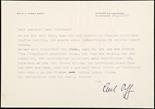 Orff, Carl (1895-1982).  Insieme di tre documenti dattiloscritti su carta intestata ‘Carl Orff’ o ‘