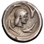 Siracusa - Periodo della Tirannia Dinomenide (485-466 a.C.) - Tetradramma databile al periodo 480-
