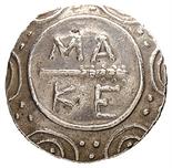 Monetazione autonoma sotto Filippo V e Perseo (185-168 a.C.) - Tetrobolo Zecca: Amphipolis - Fronte: