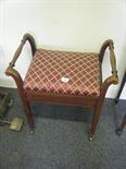 Victorian period piano stool