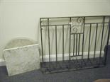 Wrought iron garden gate