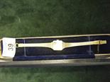 Ladies decorative Seiko cocktail watch, on gold plated strap