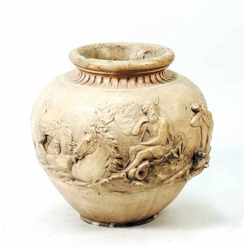VASO IN TERRACOTTA - TERRACOTTA VASE Manifattura di Signa, inizio ... VASO IN TERRACOTTA - TERRACOTTA VASE Manifattura di Signa, inizio ...