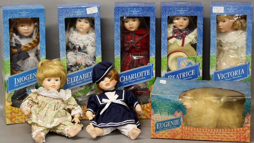 the promenade collection porcelain dolls