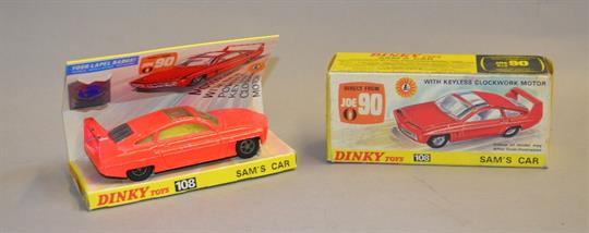 dinky sam's car