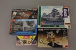 Three assorted plastic model kits including:   Monogram Gus Grissom Memorial Combo W/Two