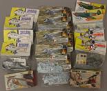 17x Airfix 1:72 scale plastic model kits, all air craft including: 1355 Westland S 55 Whirlwind