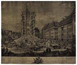 BERNARDO BELLOTTO (1721-1780) DETTO IL CANALETTO Le rovine della Torre della Santa Croce crollata il