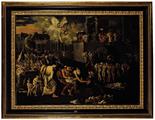JOHANN HEINRICH SCHÖNFELD (1609 1682). ATTRIBUITO A Martirio di sant’Arcadio (?) Olio su tela, 97,