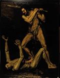 FILIPPO VITALE (1585 CA.-1650) Caino e Abele Olio su tela, 217x164 cm. Esposizioni: Battistello