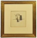 GIORGIO MORANDI (1890-1964) Caffettiera China acquarellata su carta, 22x22 cm. Firma al recto: “