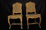 COPPIA DI SEDIE IMPAGLIATE Piemonte, fine ’700 - inizio ’800 Legno e paglia 96,5x49x44,5 cm. Stato