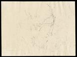 JEAN-BAPTISTE CAMILLE COROT (1796 – 1875) Paesaggio (recto); Studi di alberi (verso)  Matita su