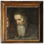 JAN LIEVENS. CERCHIA DI (1607-1674) Testa di vecchio  Olio su tela 44,8x50,8 cm. Provenienza: