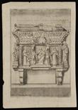 GIOVANNI ANTONIO BACCANELLI (XVIII SECOLO?) Cenotafio in San Fermo Maggiore, Verona  Calcografia