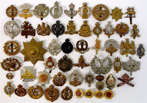regimental cap badges of the british army