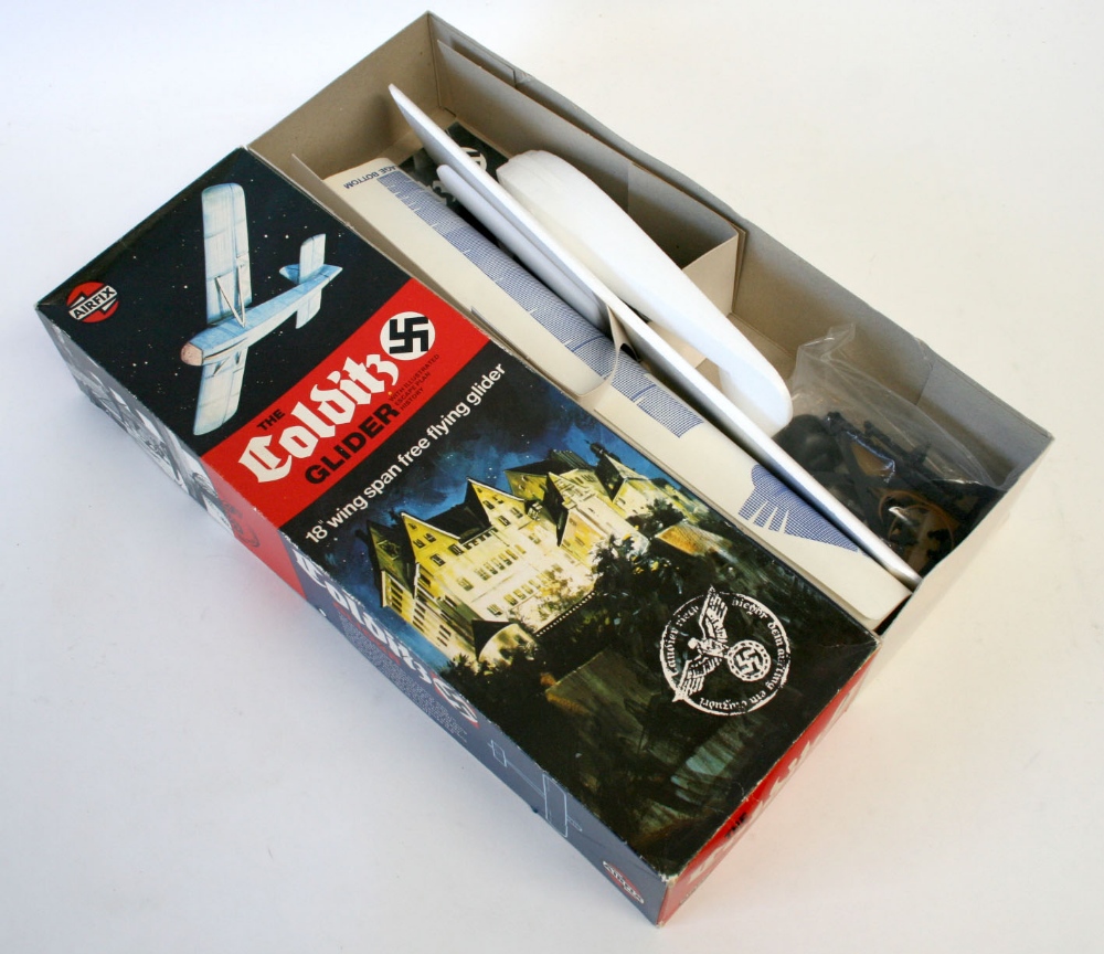 Scarce Airfix The Colditz Glider, 18? wing span free flying glider