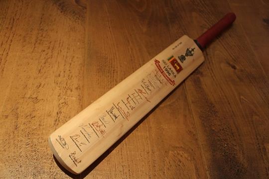 1996 World Cup Signed Cricket Bat. This limited edition cricket 