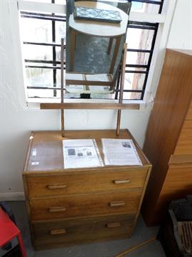 Utility Dressing Table With Mirror Carries The Cc41 Utility Mark