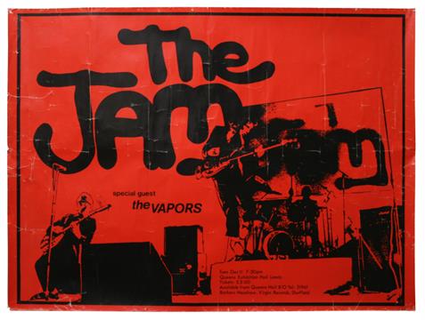 The Jam 1979 Leeds Queens Hall Poster An Original Promotional Poster For A Concert By The