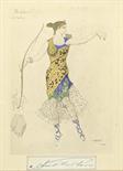 Léon BAKST (Grodno, Belarus, 1866-Paris, 1924) Costume design for “Le pas de Diane”, 1910 Created