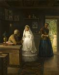 Alexander Ivanovich MOROZOV (1835-1904) “Before the Wedding” Oil on canvas 89 x 71 cm Signed and