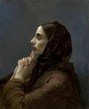 Nikolaï KLODT (1865-1918) (Attributed) “Devotion” Oil on canvas 40,5 x 33,5 cm