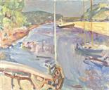 Vladimir NAIDITCH (1903-1981) “In the river of Seine” Oil on canvas 54 x 65 cm Signed lower right