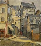 Georges LAPCHINE (1885-1951) ( Attributed) “View of Normandy” Oil on canvas 47 x 55 cm Signed