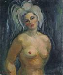 Boris BELOOUSSOVITCH (1886-1987) “Nude” Oil on panel 46 x 38 cm Signed lower left