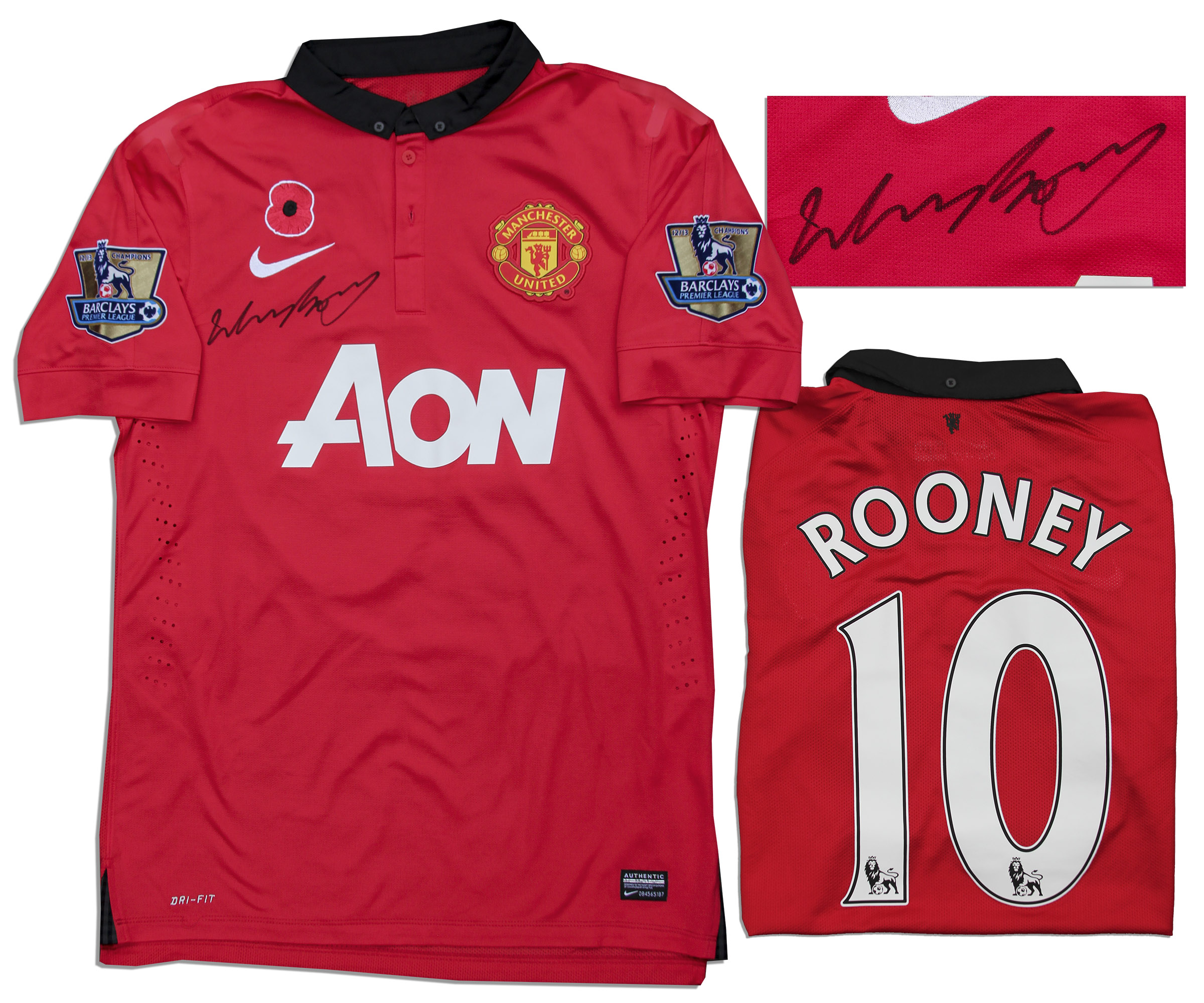 signed rooney shirt