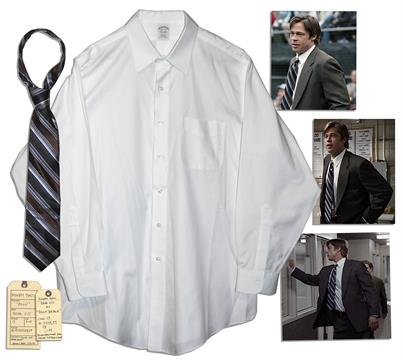 Brad Pitt Shirt Tie From Moneyball Brad Pitt Moneyball