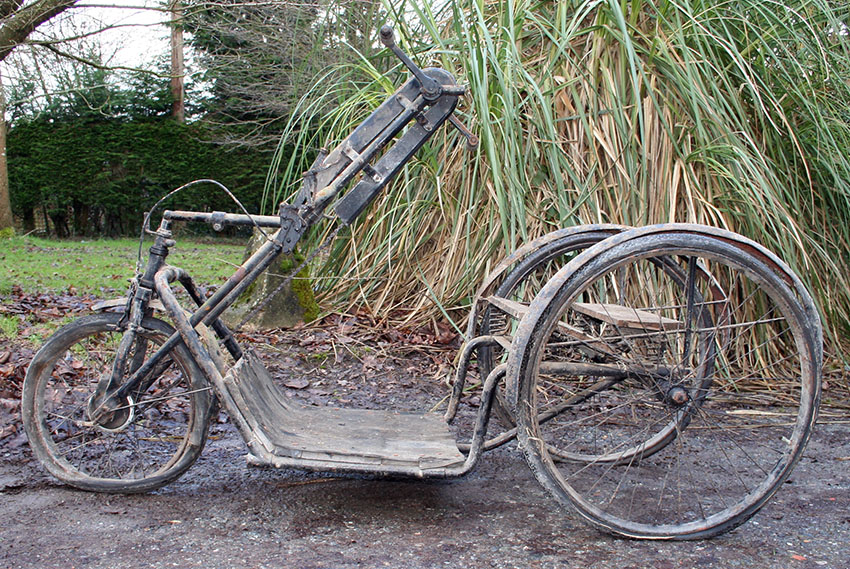 1950 Harding Rotary Tricycle Invalid Carriage. Antique Vintage
