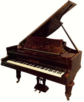 Ibach C 1902 Serial No 43017 A 5ft 6 Grand Piano In A Mahogany