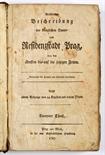 THE CAPITAL AND ROYAL RESIDENCE OF PRAGUE, 1787, Prague (Vienna) The dossier RESIDENCE CITY OF
