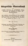 EDUARD SCHMIDLIN (1808-1890), THE ART OF GARDENING, 1843, Germany (Stuttgart) Half leather binding