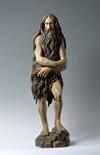 A HERMIT, First half of 16th century, central Europe Carved linden wood statue; iconography
