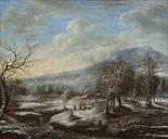 DANIEL VAN HEIL (1604-1662) - PRIPSÁNO, A WINTER LANDSCAPE, First half of 17th century, Flanders