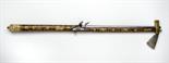 CEREMONIAL HAMMER WITH FLINTLOCK PISTOL, late 17th century, Silesia Round barrel with smooth bore,