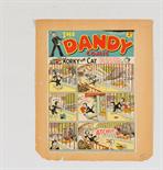 Dandy 94 (Sept 16 1939) Front cover printer`s proof signed by off sub-editor [vfn] £60-80