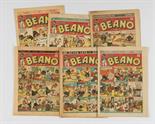 Beano (1944) 222-224, 227-229. 222: First Jimmy And His Magic Patch by Dudley Watkins, 229: Pansy