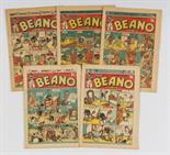 Beano (1945) 249, 250, 252, 253, 254 Easter. First Six Brands For Bonnie Prince Charlie by Dudley