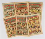 Beano (1945) 269, 270 Fireworks, 271, 272, 273 Xmas, 274. 273 Xmas: top RH cover edge torn away,