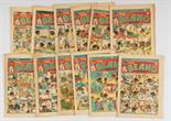 Beano (1946) 275-286. First 12 issues for 1946 including April Fool and Easter issues. 278, 284 [