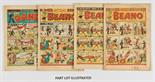 Beano (1950-53) with Dandy (1951-53). Beano: 33 issues between 411-579 Xmas. Dandy: 8 issues