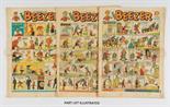 Beezer (1956-57) 1, 8, 18, 20, 26-28, 30, 33, 37, 41, 46, 50, 52-56, 79. Starring Ginger, Mick On