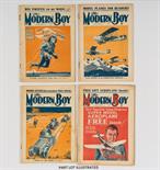 Modern Boy (1930-1932) 37 issues between 106-211 with No 319 from 1934. Bright covers, cream pages