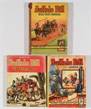 Buffalo Bill Wild West Annuals 7, 9, 10 (1956, 1958, 1959). All with rare dustjackets. Cover and